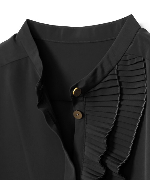 ANAYI（アナイ）の「とろみデシンプリーツフリル ブラウス（シャツ