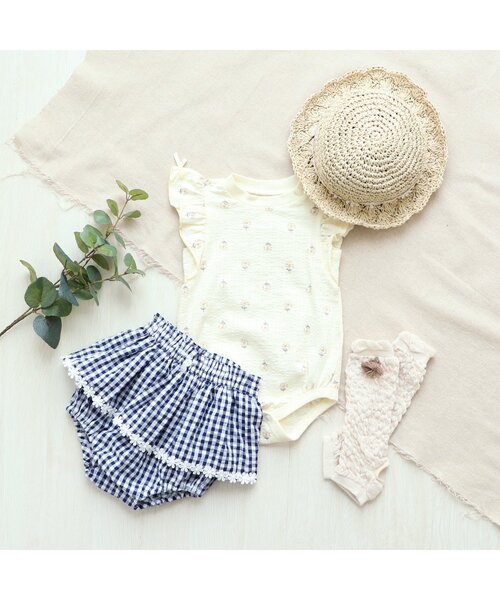 apres les cours（アプレレクール）の「くしゅくしゅトレンカ（レッグウォーマー・キッズ・ピンク/アイボリー・90）」の3枚目の写真