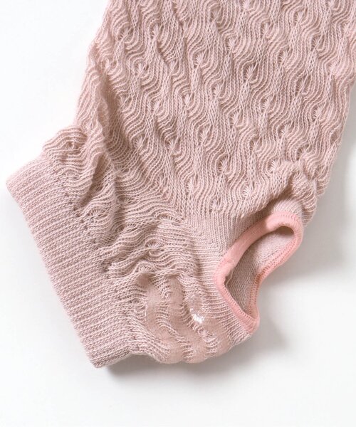 apres les cours（アプレレクール）の「くしゅくしゅトレンカ（レッグウォーマー・キッズ・ピンク/アイボリー・90）」の6枚目の写真