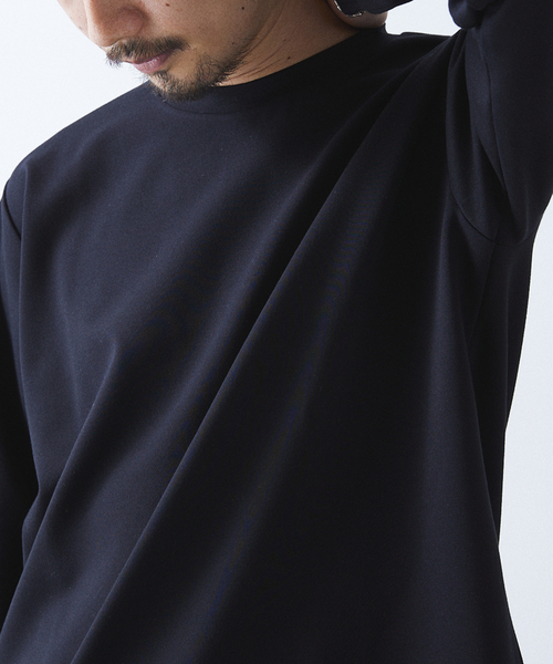 417 EDIFICE(フォーワンセブンエディフィス)の「コンパクトポンチ L/S カットソー【Made in Japan】(Tシャツ/カットソー・メンズ・ブラック/ブラック系その他/グレー/ホワイト/イエロー/グリーン・SMALL/MEDIUM/LARGE/X-LARGE)」の3枚目の写真