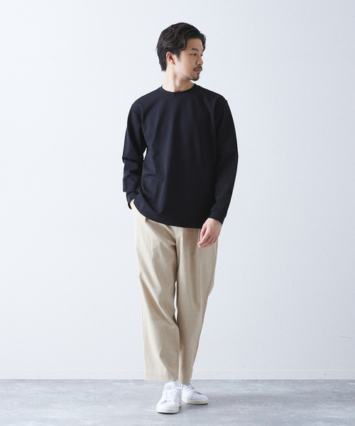 417 EDIFICE(フォーワンセブンエディフィス)の「コンパクトポンチ L/S カットソー【Made in Japan】(Tシャツ/カットソー・メンズ・ブラック/ブラック系その他/グレー/ホワイト/イエロー/グリーン・SMALL/MEDIUM/LARGE/X-LARGE)」の7枚目の写真