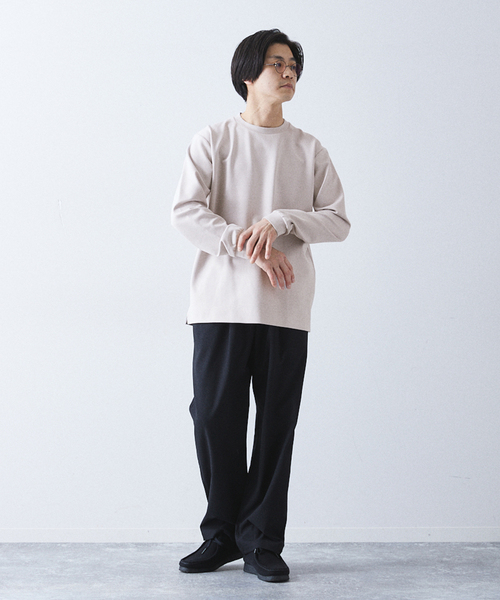 417 EDIFICE(フォーワンセブンエディフィス)の「コンパクトポンチ L/S カットソー【Made in Japan】(Tシャツ/カットソー・メンズ・ブラック/ブラック系その他/グレー/ホワイト/イエロー/グリーン・SMALL/MEDIUM/LARGE/X-LARGE)」の11枚目の写真