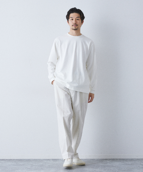 417 EDIFICE(フォーワンセブンエディフィス)の「コンパクトポンチ L/S カットソー【Made in Japan】(Tシャツ/カットソー・メンズ・ブラック/ブラック系その他/グレー/ホワイト/イエロー/グリーン・SMALL/MEDIUM/LARGE/X-LARGE)」の13枚目の写真