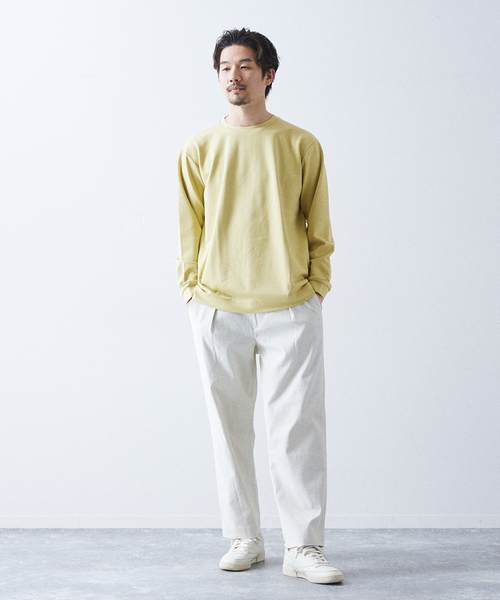 417 EDIFICE(フォーワンセブンエディフィス)の「コンパクトポンチ L/S カットソー【Made in Japan】(Tシャツ/カットソー・メンズ・ブラック/ブラック系その他/グレー/ホワイト/イエロー/グリーン・SMALL/MEDIUM/LARGE/X-LARGE)」の15枚目の写真