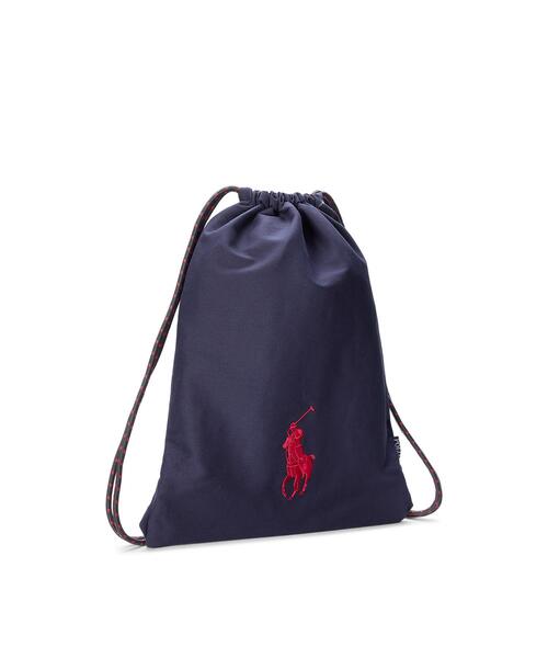 新品未使用✨Big Pony コットン キャンバス ジム バッグ　ナップサック POLO RALPH LAUREN CHILDRENSWEAR（ポロ ラルフ ローレン チルドレンズ