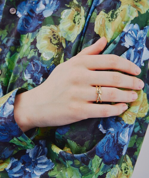 tk.TAKEO KIKUCHI（ティーケータケオキクチ）の「◆ムスビメリング（リング・メンズ・シルバー/ゴールド/シルバー系4・13/17）」の8枚目の写真