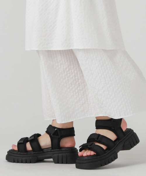 archives（アルシーヴ）の「厚底スポサン（サンダル・レディース・ベージュ/ブラック・MEDIUM/LARGE）」の21枚目の写真