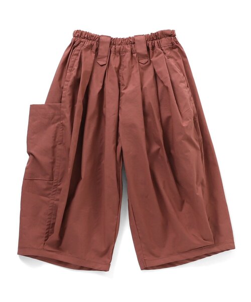 Ampersand（アンパサンド）の「【premier】タックボリューム半端丈パンツ（その他パンツ・キッズ・ブラウン/ライトインディゴブルー/ベージュ・70/80/90/100/110/120/130/140）」の2枚目の写真