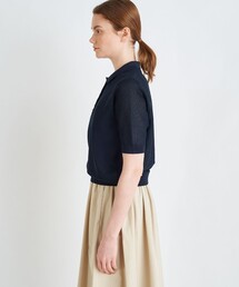 BALLSEY（ボールジィ）の「パールメッシュコンビ ポロカラープル