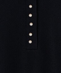BALLSEY（ボールジィ）の「パールメッシュコンビ ポロカラープル
