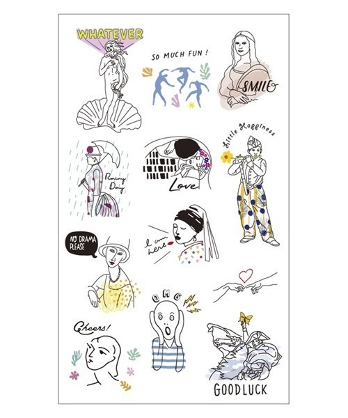 MARK'S（マークス）の「手帳デコ 転写ステッカー・M マークス（ステッカー/テープ・レディース・A/C/G/H/B/F/D/E・FREE）」の5枚目の写真