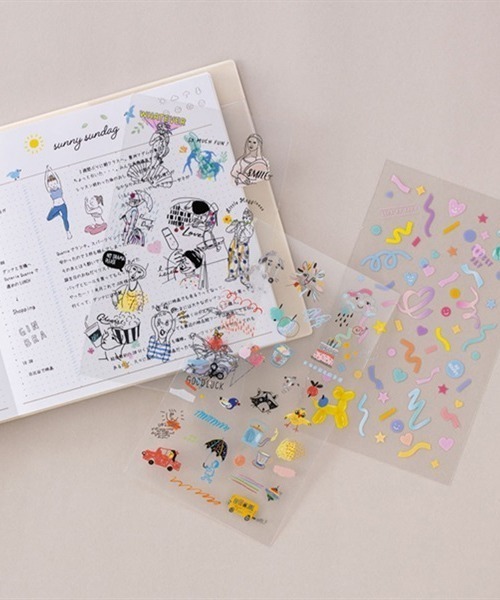 MARK'S（マークス）の「手帳デコ 転写ステッカー・M マークス（ステッカー/テープ・レディース・A/C/G/H/B/F/D/E・FREE）」の9枚目の写真