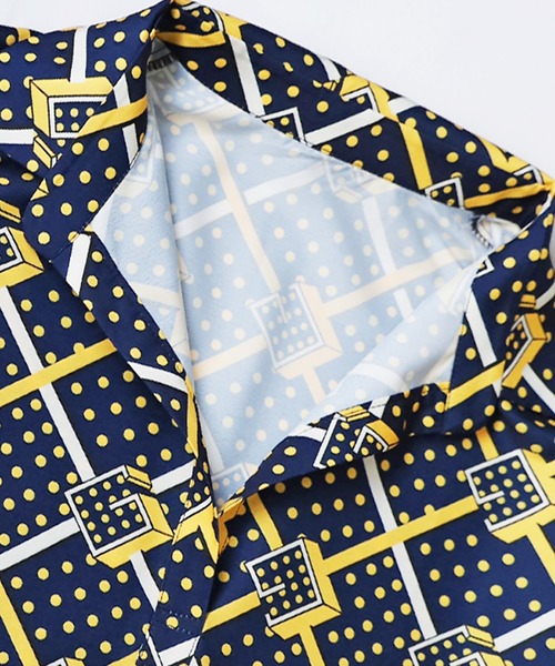 新品✨ワンピ♡レトロ感夏のクラシックシンプルワンピース レトロ柄デザインワンピース（ワンピース）｜antiqua（アンティカ）の