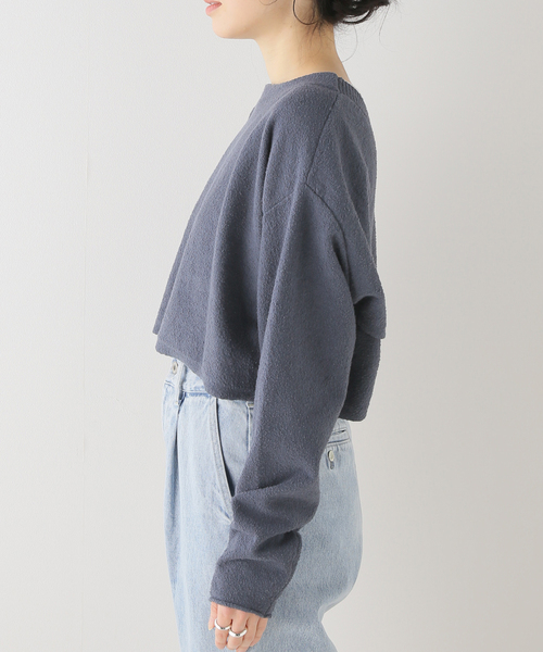SLOBE IENA（スローブイエナ）の「クロップドクロスプルオーバー