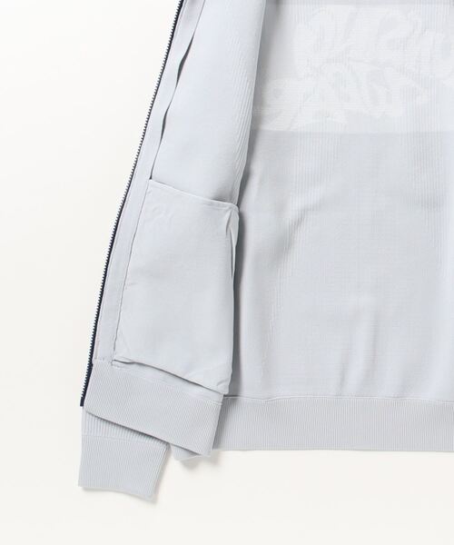 Munsingwear（マンシングウェア）の「『ENVOY エンボイ』ロゴジャカードニットブルゾン ゴルフウエア メンズ（ブルゾン・メンズ・グレー/ブラック/ネイビー・XL/L/M）」の4枚目の写真