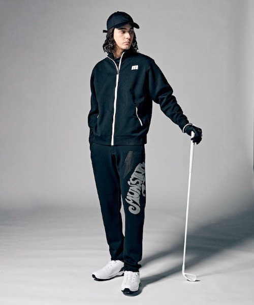 Munsingwear（マンシングウェア）の「『ENVOY エンボイ』ロゴジャカードニットブルゾン ゴルフウエア メンズ（ブルゾン・メンズ・グレー/ブラック/ネイビー・XL/L/M）」の14枚目の写真