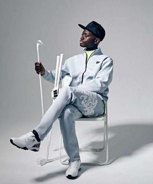 Munsingwear（マンシングウェア）の「『ENVOY エンボイ』ロゴジャカードニットブルゾン ゴルフウエア メンズ（ブルゾン・メンズ・グレー/ブラック/ネイビー・XL/L/M）」の19枚目の写真