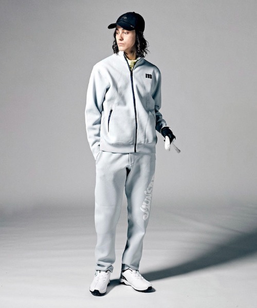 Munsingwear（マンシングウェア）の「『ENVOY エンボイ』ロゴジャカードニットブルゾン ゴルフウエア メンズ（ブルゾン・メンズ・グレー/ブラック/ネイビー・XL/L/M）」の20枚目の写真