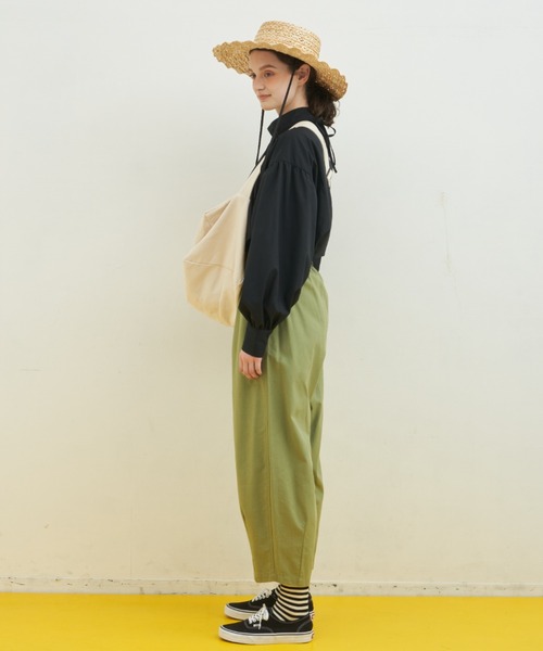 MERLOT（メルロー）の「【シワになりにくい】バックリボンハイネック袖ボリュームブラウス（シャツ/ブラウス・レディース・ブラック/ホワイト・FREE）」の11枚目の写真