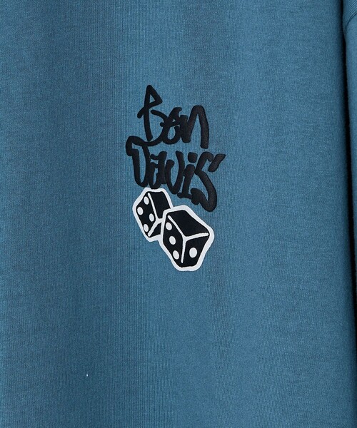 FREAK'S STORE（フリークスストア）の「【限定展開】BEN DAVIS×FREAK'S STORE/ベンデイビス 別注 ビッグシルエット バックプリント クルーネックTシャツ/BALL（Tシャツ/カットソー・メンズ・アッシュグレー/ホワイト/ブラック/ブルー・SMALL/MEDIUM/LARGE）」の5枚目の写真