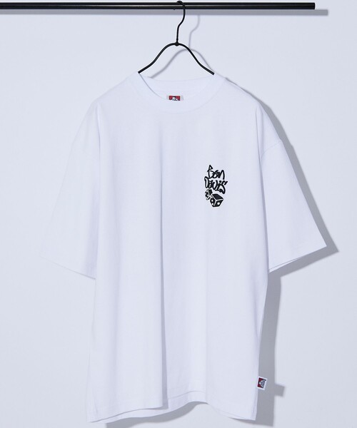 FREAK'S STORE（フリークスストア）の「【限定展開】BEN DAVIS×FREAK'S STORE/ベンデイビス 別注 ビッグシルエット バックプリント クルーネックTシャツ/BALL（Tシャツ/カットソー・メンズ・アッシュグレー/ホワイト/ブラック/ブルー・SMALL/MEDIUM/LARGE）」の14枚目の写真