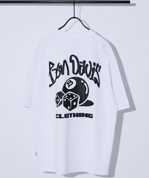 FREAK'S STORE（フリークスストア）の「【限定展開】BEN DAVIS×FREAK'S STORE/ベンデイビス 別注 ビッグシルエット バックプリント クルーネックTシャツ/BALL（Tシャツ/カットソー・メンズ・アッシュグレー/ホワイト/ブラック/ブルー・SMALL/MEDIUM/LARGE）」の9枚目の写真