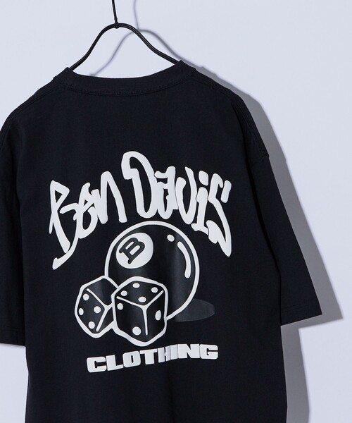 FREAK'S STORE（フリークスストア）の「【限定展開】BEN DAVIS×FREAK'S STORE/ベンデイビス 別注 ビッグシルエット バックプリント クルーネックTシャツ/BALL（Tシャツ/カットソー・メンズ・アッシュグレー/ホワイト/ブラック/ブルー・SMALL/MEDIUM/LARGE）」の13枚目の写真