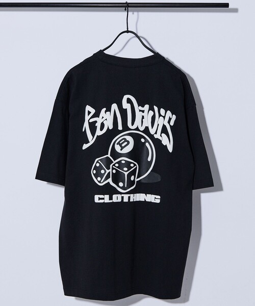 FREAK'S STORE（フリークスストア）の「【限定展開】BEN DAVIS×FREAK'S STORE/ベンデイビス 別注 ビッグシルエット バックプリント クルーネックTシャツ/BALL（Tシャツ/カットソー・メンズ・アッシュグレー/ホワイト/ブラック/ブルー・SMALL/MEDIUM/LARGE）」の3枚目の写真