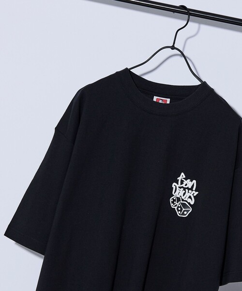 FREAK'S STORE（フリークスストア）の「【限定展開】BEN DAVIS×FREAK'S STORE/ベンデイビス 別注 ビッグシルエット バックプリント クルーネックTシャツ/BALL（Tシャツ/カットソー・メンズ・アッシュグレー/ホワイト/ブラック/ブルー・SMALL/MEDIUM/LARGE）」の18枚目の写真