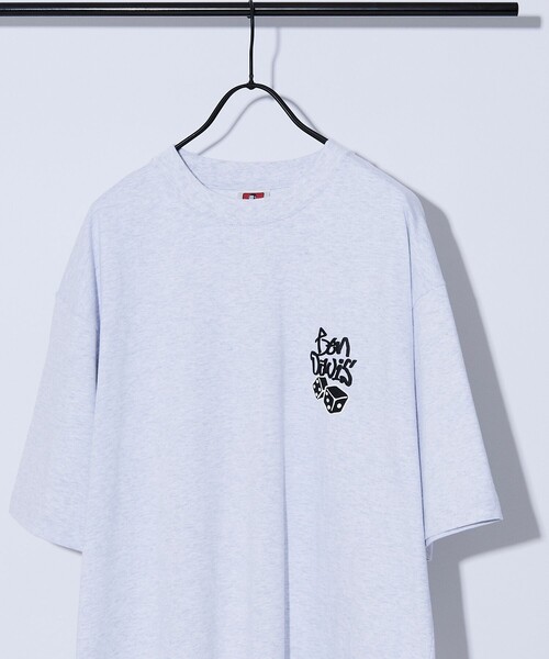 FREAK'S STORE（フリークスストア）の「【限定展開】BEN DAVIS×FREAK'S STORE/ベンデイビス 別注 ビッグシルエット バックプリント クルーネックTシャツ/BALL（Tシャツ/カットソー・メンズ・アッシュグレー/ホワイト/ブラック/ブルー・SMALL/MEDIUM/LARGE）」の16枚目の写真