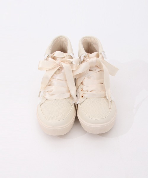 axes femme（アクシーズファム）の「折り返しレーススニーカー（スニーカー・レディース・ブラック/ピンク/キナリ・LARGE/MEDIUM）」の20枚目の写真