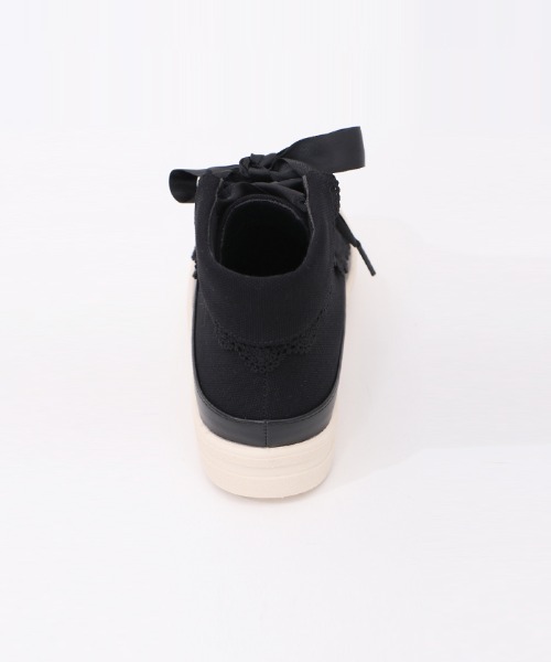 axes femme（アクシーズファム）の「折り返しレーススニーカー（スニーカー・レディース・ブラック/ピンク/キナリ・LARGE/MEDIUM）」の18枚目の写真