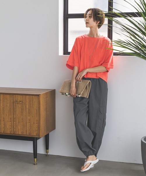 LEPSIM（レプシィム）の「ミリタリーカーゴパンツ　186161（その他パンツ・レディース・カーキ/アイボリー/グレー/チャコールグレー/ライトブルー・FREE）」の10枚目の写真