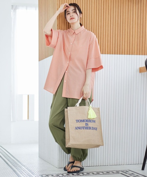 LEPSIM（レプシィム）の「ミリタリーカーゴパンツ　186161（その他パンツ・レディース・カーキ/アイボリー/グレー/チャコールグレー/ライトブルー・FREE）」の13枚目の写真