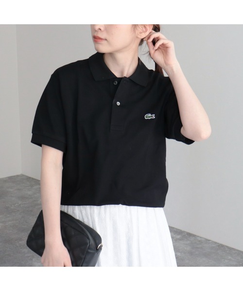 LACOSTE（ラコステ）の「【LACOSTE/ラコステ】定番 ポロシャツ（ポロシャツ・レディース・ベージュ/ブラック/オフホワイト/グリーン・38）」の20枚目の写真