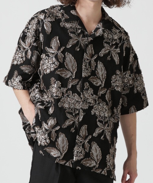 DANKE SCHON（ダンケシェーン）の「Dankeschon/ダンケシェーン/PulimuraCut JQ Shirts（シャツ/ブラウス・メンズ・グリーン/ブラック/ホワイト/ベージュ・F）」の3枚目の写真