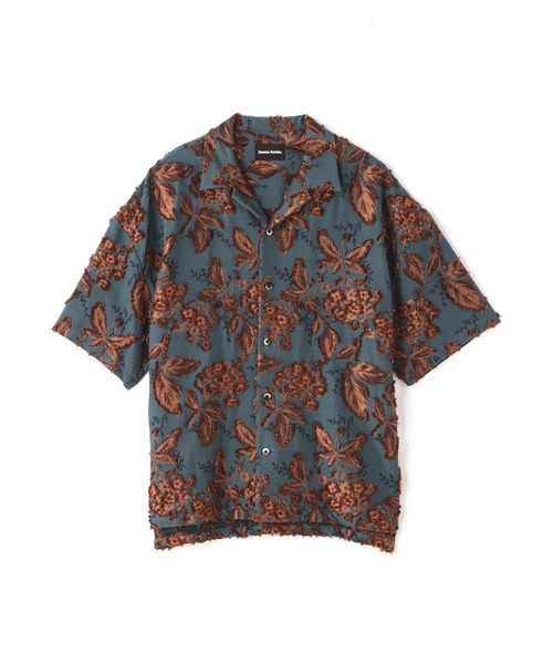 DANKE SCHON（ダンケシェーン）の「Dankeschon/ダンケシェーン/PulimuraCut JQ Shirts（シャツ/ブラウス・メンズ・グリーン/ブラック/ホワイト/ベージュ・F）」の22枚目の写真