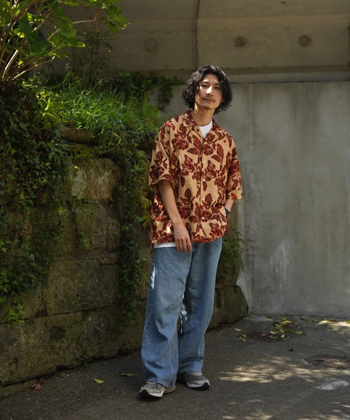 DANKE SCHON（ダンケシェーン）の「Dankeschon/ダンケシェーン/PulimuraCut JQ Shirts（シャツ/ブラウス・メンズ・グリーン/ブラック/ホワイト/ベージュ・F）」の12枚目の写真
