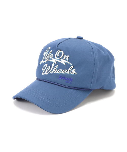 schott（ショット）の「【WEB LIMITED】Schott/ショット/TC TWILL CAP LIFE ON WHEELS/TCツイルキャップ ライフオンホイールズ（キャップ・メンズ・ブルー/チャコールグレー/ブラック・F）」の20枚目の写真