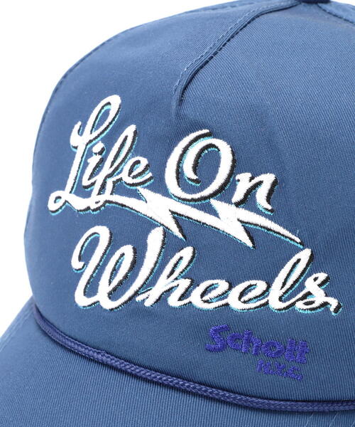 schott（ショット）の「【WEB LIMITED】Schott/ショット/TC TWILL CAP LIFE ON WHEELS/TCツイルキャップ ライフオンホイールズ（キャップ・メンズ・ブルー/チャコールグレー/ブラック・F）」の11枚目の写真