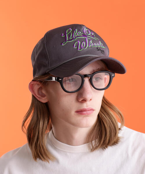 schott（ショット）の「【WEB LIMITED】Schott/ショット/TC TWILL CAP LIFE ON WHEELS/TCツイルキャップ ライフオンホイールズ（キャップ・メンズ・ブルー/チャコールグレー/ブラック・F）」の15枚目の写真