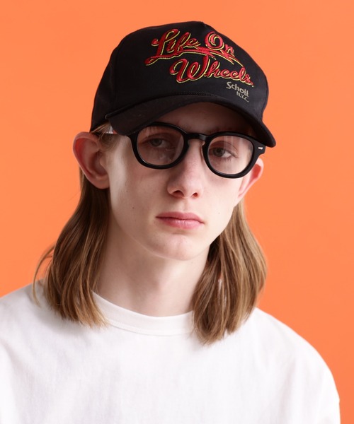 schott（ショット）の「【WEB LIMITED】Schott/ショット/TC TWILL CAP LIFE ON WHEELS/TCツイルキャップ ライフオンホイールズ（キャップ・メンズ・ブルー/チャコールグレー/ブラック・F）」の8枚目の写真