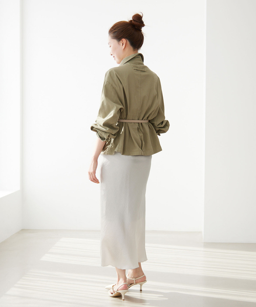 IENA（イエナ）の「【TICCA/ティッカ】 ミリタリージャケット（ミリタリージャケット・レディース・カーキ・FREE）」の22枚目の写真