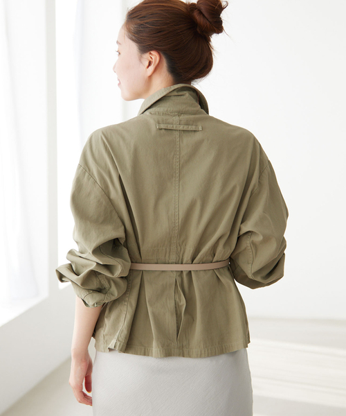 IENA（イエナ）の「【TICCA/ティッカ】 ミリタリージャケット（ミリタリージャケット・レディース・カーキ・FREE）」の13枚目の写真