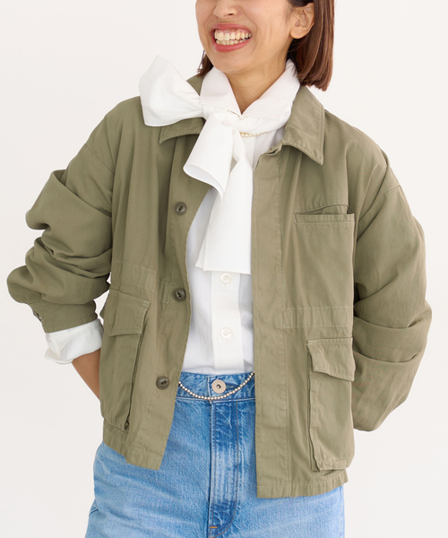 IENA（イエナ）の「【TICCA/ティッカ】 ミリタリージャケット（ミリタリージャケット・レディース・カーキ・FREE）」の15枚目の写真