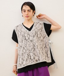 manana suerte | ヴィンテージレースベスト(ベスト)