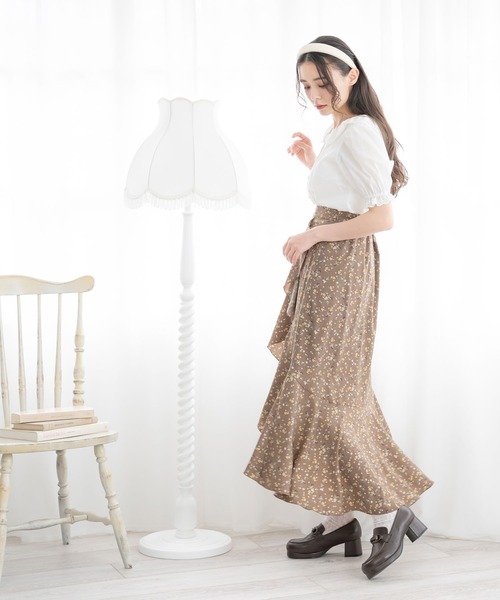 DearMyLoveRose(ディアマイラブローズ)の「アシメフリルマーメイドスカート(スカート・レディース・ブラック/ブラウン/クリーム・SMALL/XX-LARGE/MEDIUM/LARGE/X-LARGE)」の9枚目の写真