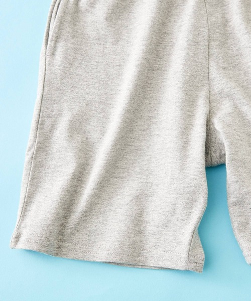 SHISKY（シスキー）の「SHISKY / シスキー 【 セットアップ 】ピスネーム 無地 Tシャツ ハーフパンツ キッズ（Tシャツ/カットソー・キッズ・チャコール/ネイビー/杢グレー/ブラック/ダークグリーン/ベージュ/ミント/オレンジ・120/150/110/160/130/140）」の19枚目の写真