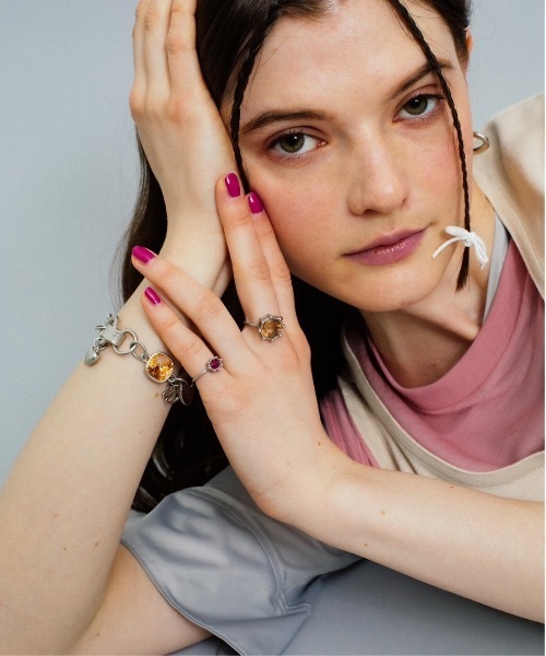 whim（ウィム）の「Round Stone Ring-ストーンリング-（リング・レディース・シルバー/ゴールド・#9/#13）」の10枚目の写真