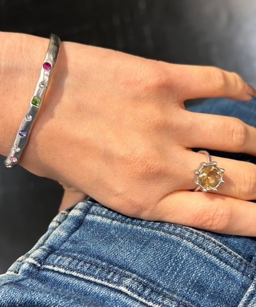 whim（ウィム）の「Round Stone Ring-ストーンリング-（リング・レディース・シルバー/ゴールド・#9/#13）」の11枚目の写真